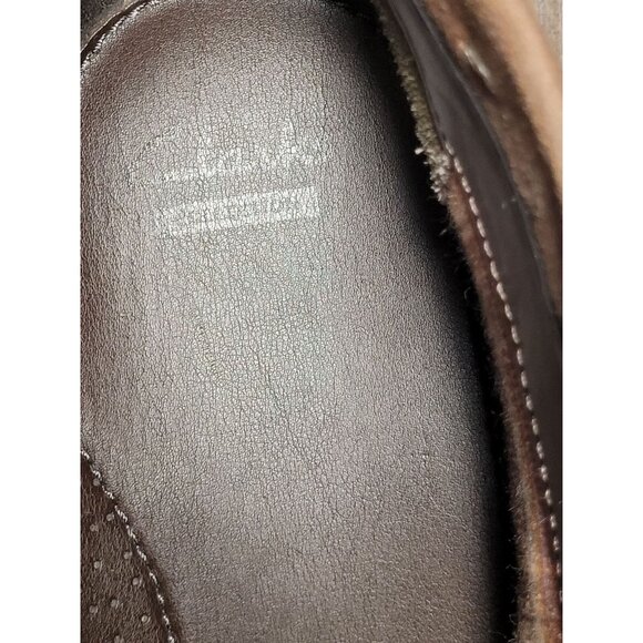 Clark's Chukka Ankle Desert Boots Men's Size 13M Dark Brown Leather Preowned - Picture 11 of 12